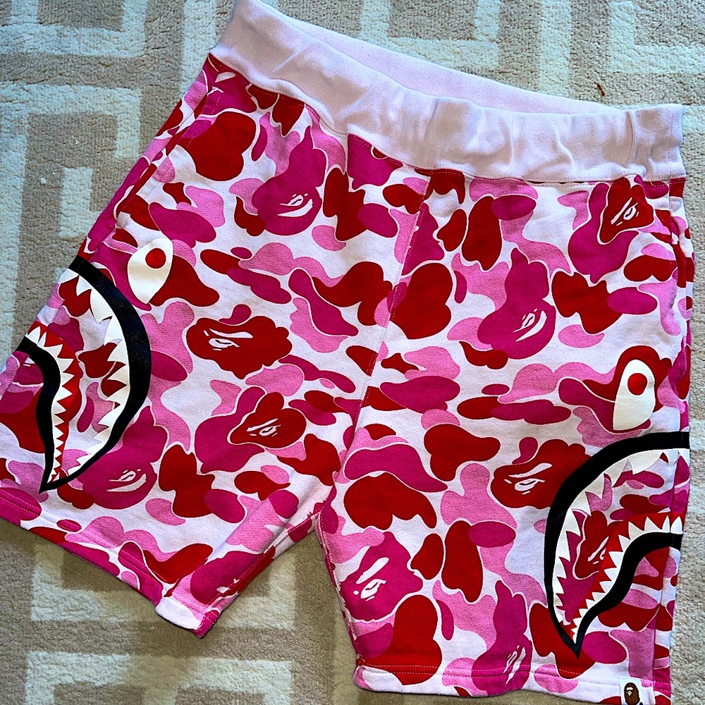 Bape ABC Camo Shorts Pink Size Large Men’s